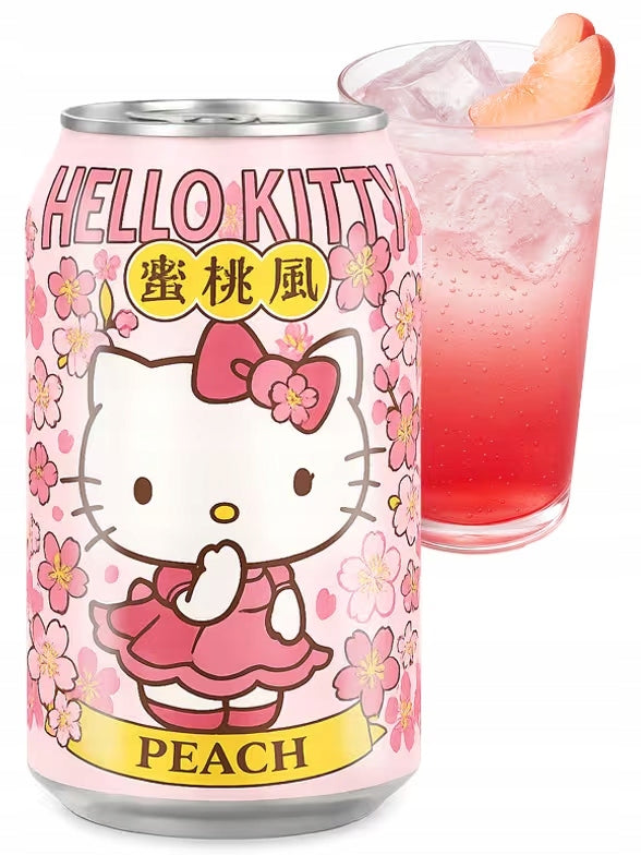 Amandier Hello Kitty Peach Soda 12/330mL (TAIWAN)