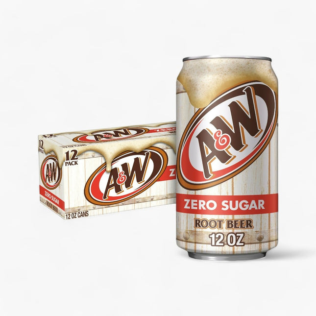 A&W Root Beer Zero Sugar 2/12/12Oz