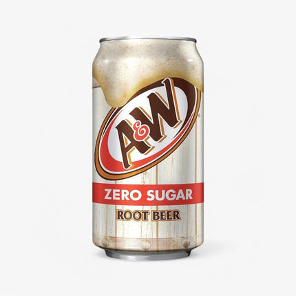 A&W Root Beer Diet Soda 12 Oz X 24