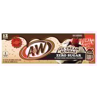 A&W Ice Cream Sundae Zero Sugar 2/12/12OZ