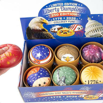 Viral Liberty Squishy Foam Dumplings - 12 Pack