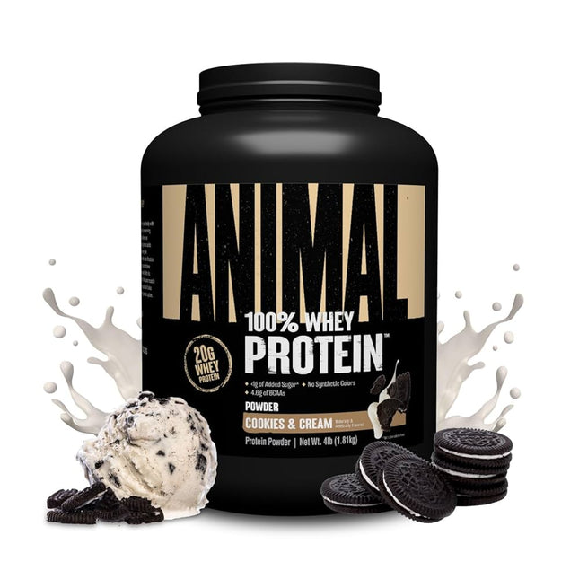Animal 100% Whey Protein – Cookies & Cream (4 lbs)