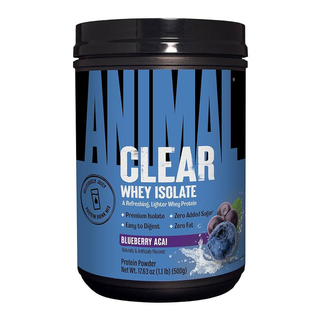 Animal Clear Whey Isolate – Blueberry Acai (1.1 lb)