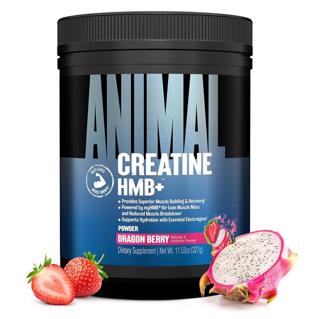 Animal Creatine HMB+ – Dragon Berry (327g)