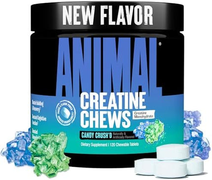 Animal Creatine Performance Chews – Candy Crush’d (120 Tablets)