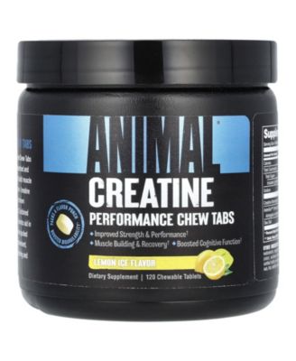 Animal Creatine Performance Chews – Lemon Ice (120 Tablets)
