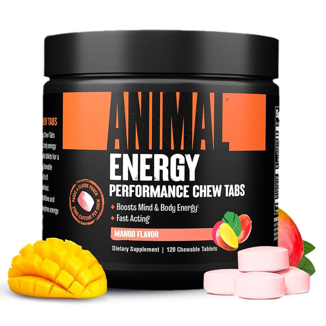 Animal Energy Performance Chews – Mango Flavor (120 Chewables)