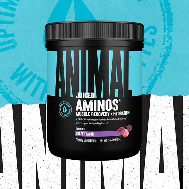 Animal Juiced Aminos + Hydration – Grape Juiced (405g)