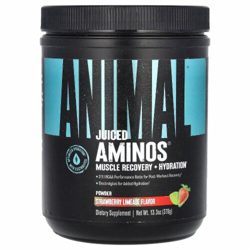 Animal Juiced Aminos + Hydration – Strawberry Limeade Juiced (378g)
