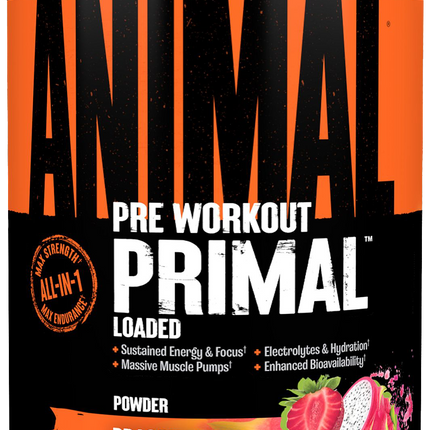 Animal Primal Pre-Workout – Dragon Berry (480g)