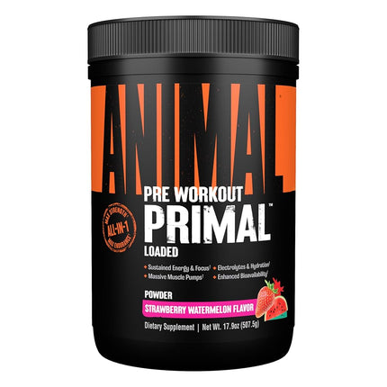 Animal Primal Pre-Workout – Strawberry Watermelon (507.5g)
