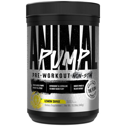 Animal Pump Non-Stim – Lemon Surge (442g)