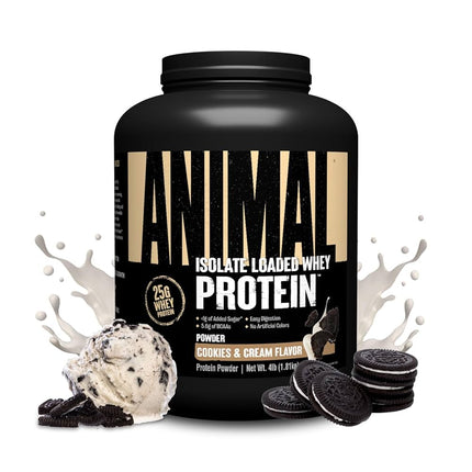 Animal Whey Protein – Cookies & Cream (4 lb)