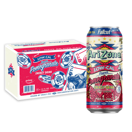 Arizona Fallout Energy Drink Nuclear Pomegranate 12/15OZ