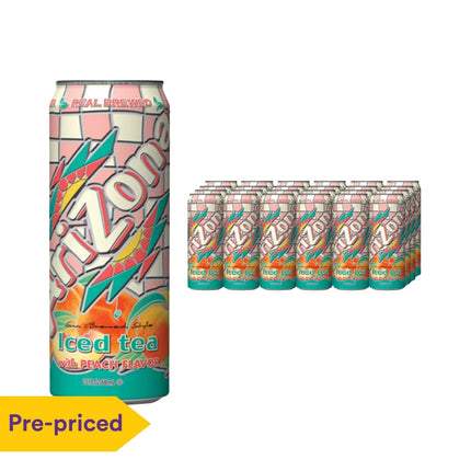 Arizona Peach Iced Tea 24/22OZ Prepriced
