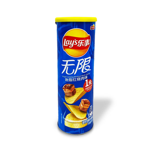 Lay’s Chips Braised Pork Can 24/90g (CHINA)