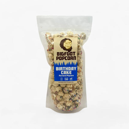 Bigfoot Popcorn Birthday Cake 6/7Oz
