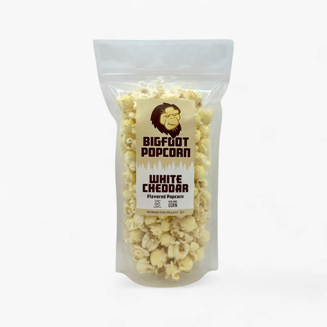 Bigfoot Popcorn White Cheddar 6/7Oz