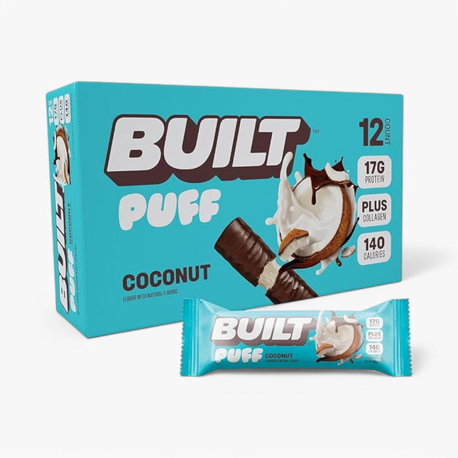 BUILT PROTEIN BAR 12/49G COCONUT