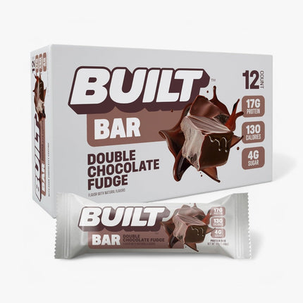 BUILT PROTEIN BAR 12/49G DOUBLE CHOCOLATE