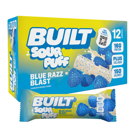 Built Sour Puff Blue Razz Blast 12/41g