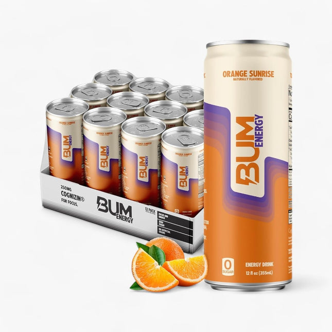 Bum Energy Orange Sunrise 12/12 Oz