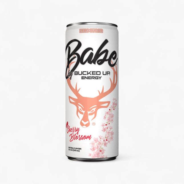 BUCKED UP BABE ENERGY DRINK 12/12OZ CHERRY BLOSSOM