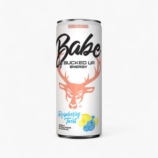 BUCKED UP BABE ENERGY DRINK 12/12OZ RASPBERRY TWIST