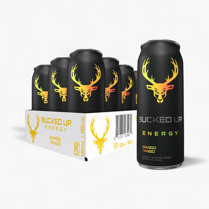 BUCKED UP ENERGY DRINK 12/16OZ MANGO TANGO