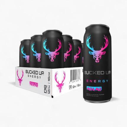BUCKED UP ENERGY DRINK 12/16OZ MIAMI