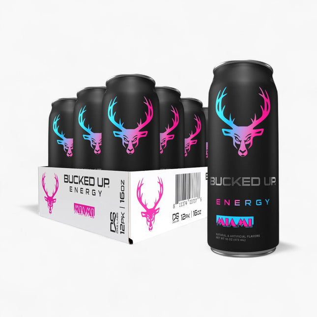 BUCKED UP ENERGY DRINK 12/16OZ MIAMI