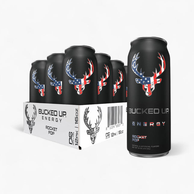 BUCKED UP ENERGY DRINK 12/16OZ ROCKET POP