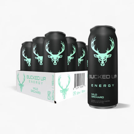 BUCKED UP ENERGY DRINK 12/16OZ WILD ORCHARD