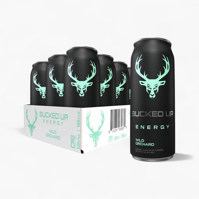 BUCKED UP ENERGY DRINK 12/16OZ WILD ORCHARD