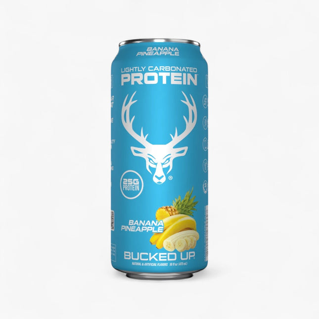 BUCKED UP PROTEIN DRINK 12/16OZ BANANA PINEAPPLE