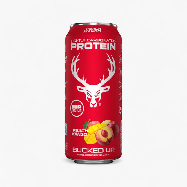 BUCKED UP PROTEIN DRINK 12/16OZ PEACH MANGO