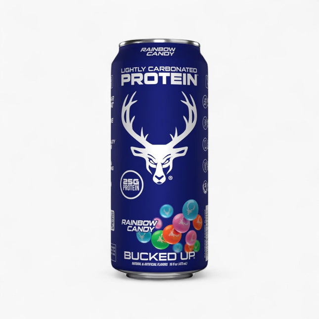BUCKED UP PROTEIN DRINK 12/16OZ RAINBOW CANDY