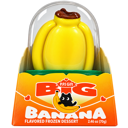 Popi Cat Banana Frozen Dessert 24 PK