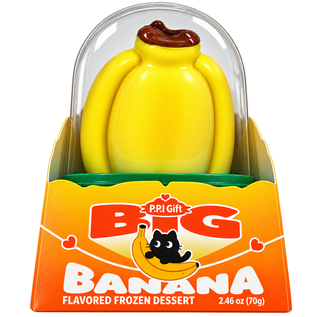 Popi Cat Banana Frozen Dessert 24 PK