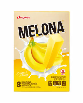 Binggrae Melona Banana Ice Bar 8PK/19OZ