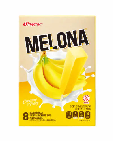 Binggrae Melona Banana Ice Bar 8PK/19OZ