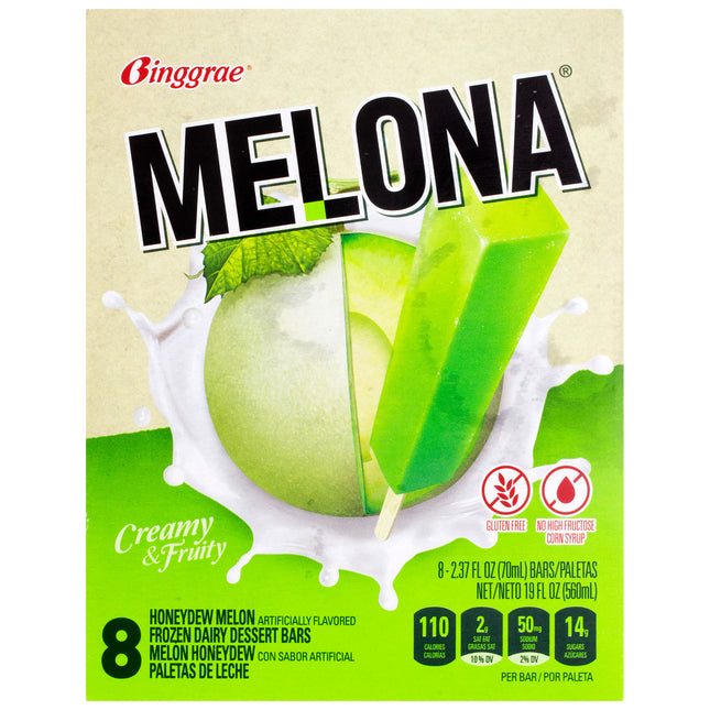 Binggrae Melona Melon Ice Bar 8PK/19OZ
