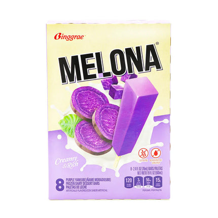 Binggrae Melona Ube Ice Bar 8PK/19OZ