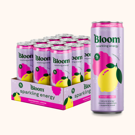 Bloom Raspberry Lemonade – 12 Pack × 12 oz Cans