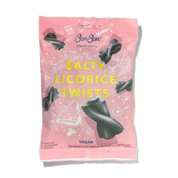 BonBon Salty Licorice Twists 14/5.2OZ - Swedish Candy