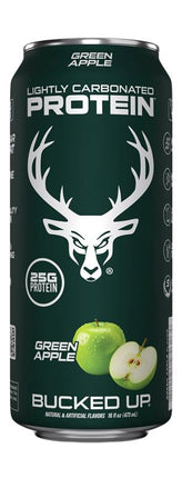 BUCKED UP PROTEIN DRINK  12/16OZ GREEN APPLE