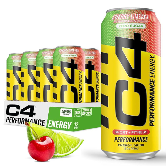 C4 ENERGY DRINK CHERRY LIMEADE 12/16OZ
