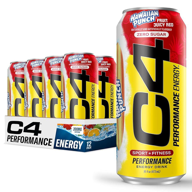 C4 ENERGY DRINK HAWAIIAN PUNCH 12/16OZ