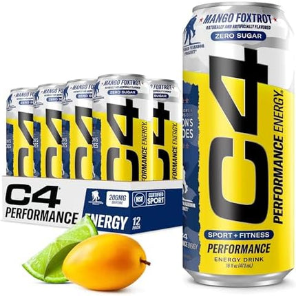 C4 ENERGY DRINK MANGO FOXTROT 12/16OZ