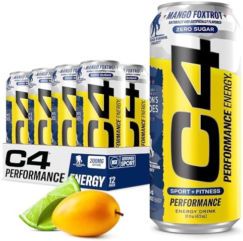 C4 ENERGY DRINK MANGO FOXTROT 12/16OZ